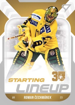 Roman Cechmanek Vsetin Tipsport ELH 2022/23 SportZoo 2. serie Starting LINEUP #SL-85